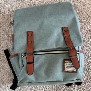 Turquoise Backpack Computer Laptop Bag Trendy Stylish Fashionable